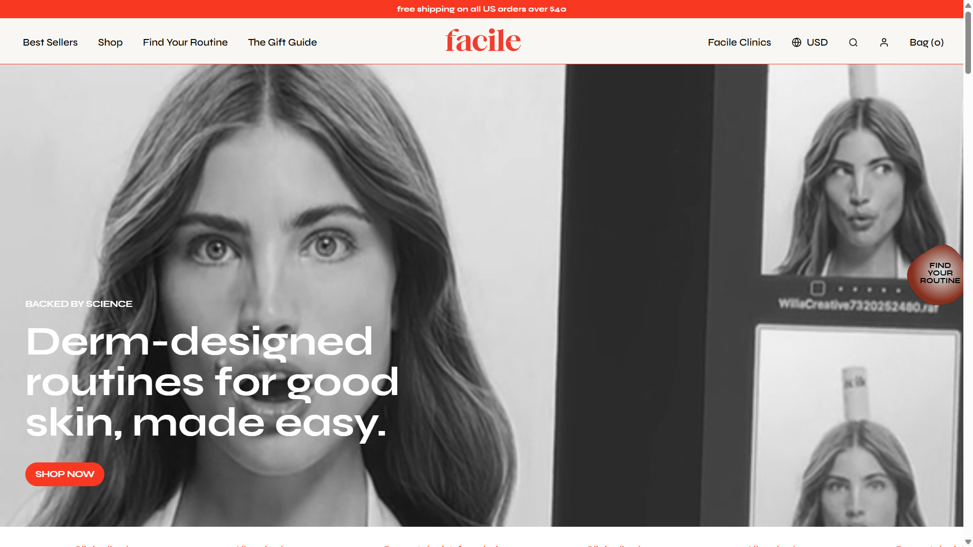Facile small logo