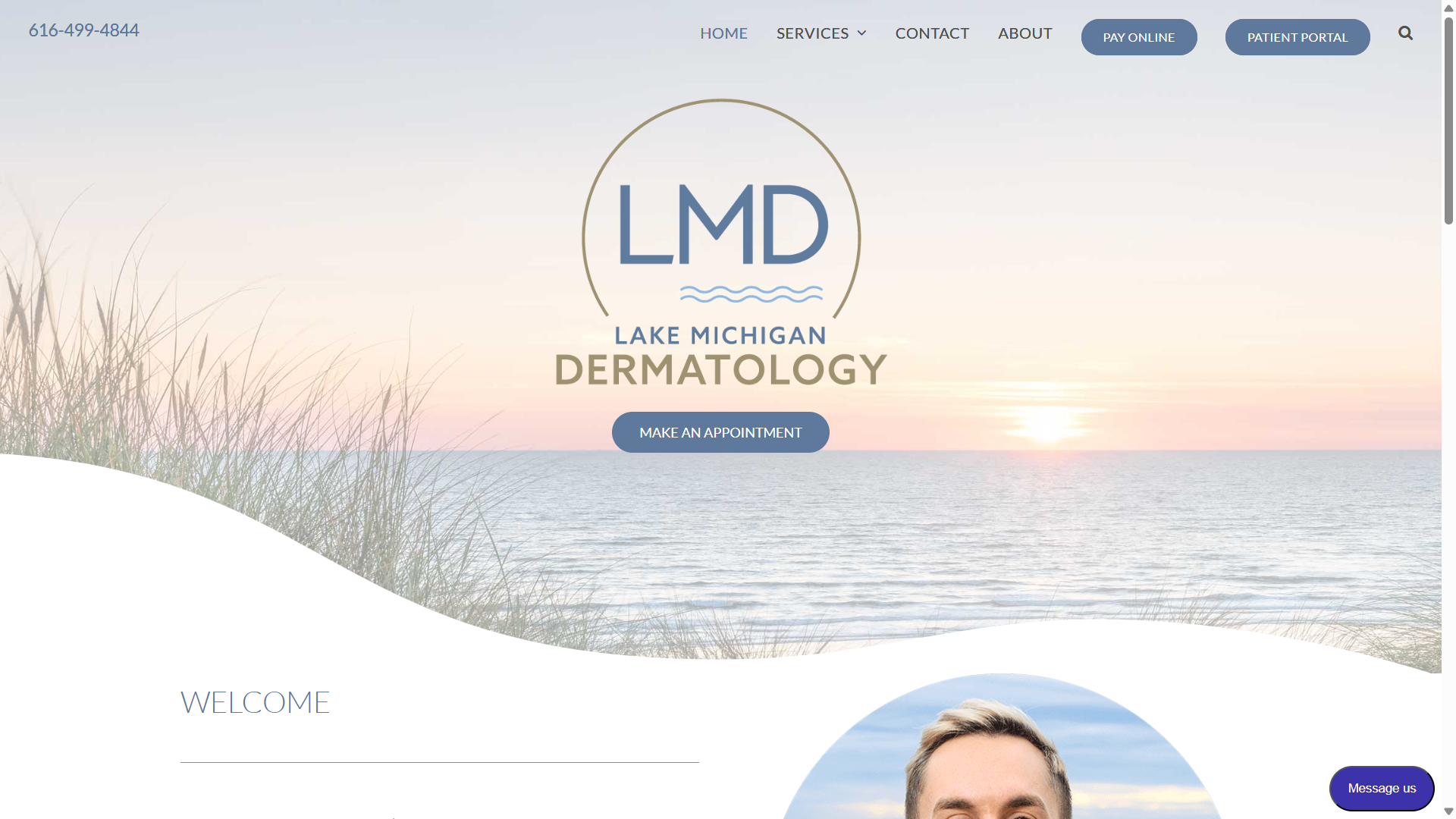 Lake Michigan Dermatology small logo