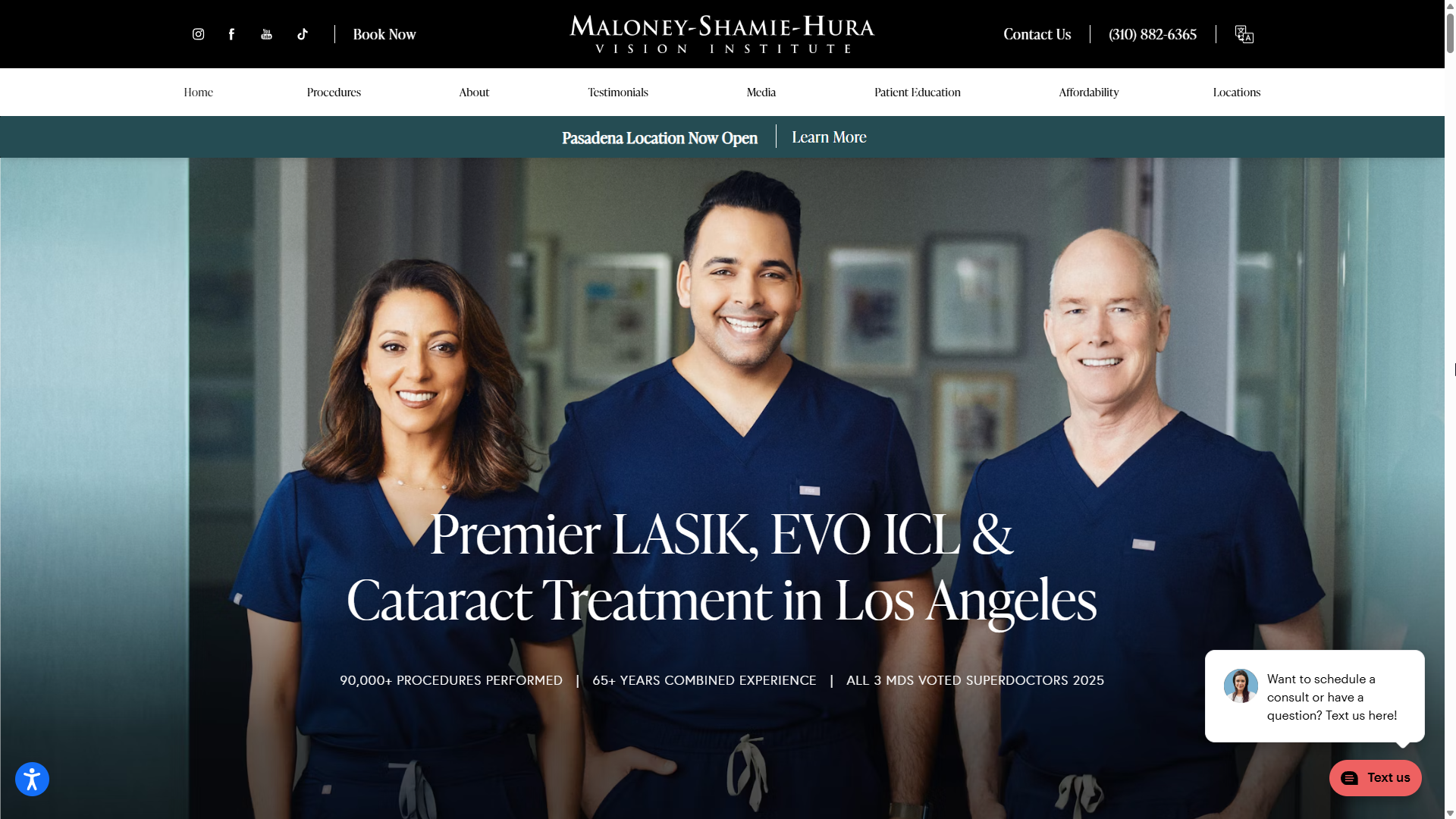 Maloney-Shamie-Hura Vision Institute small logo