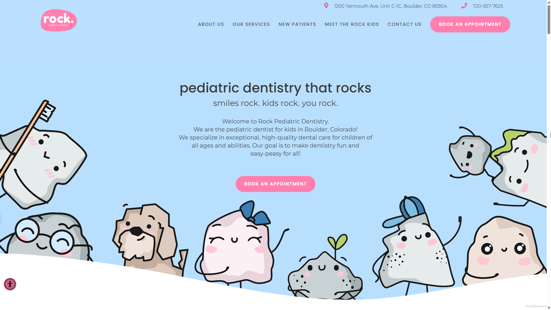 rock pediatric dentistry small logo