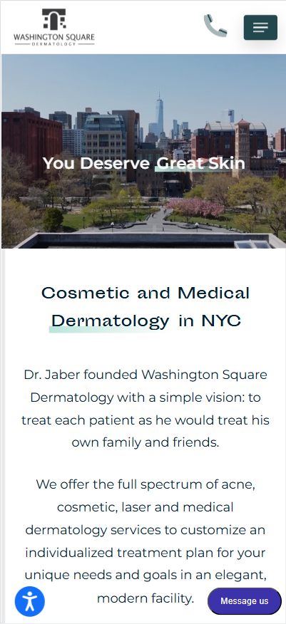 Washington Square Dermatology default-mobile image